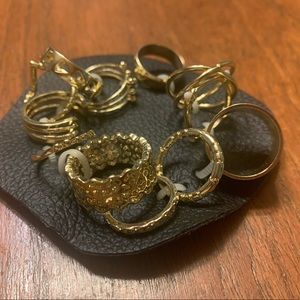 12 FREE PEOPLE stacker rings